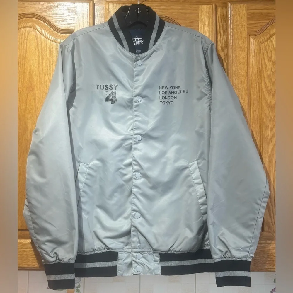 Vintage Y2K Stussy International Bomber Jacket Men’s Medium - Picture 1 of 12